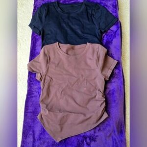 Ridged Short Sleeve Tee